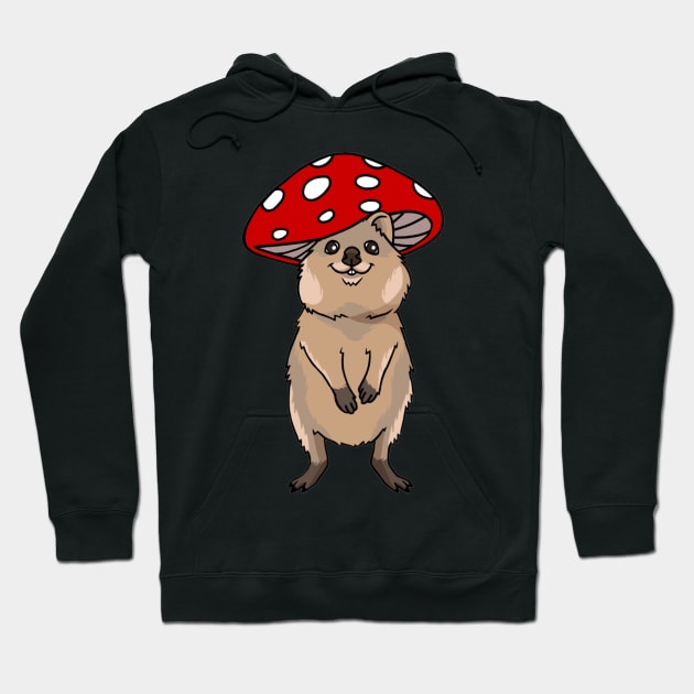 Quokka Mushie Hoodie by MushieCreatures